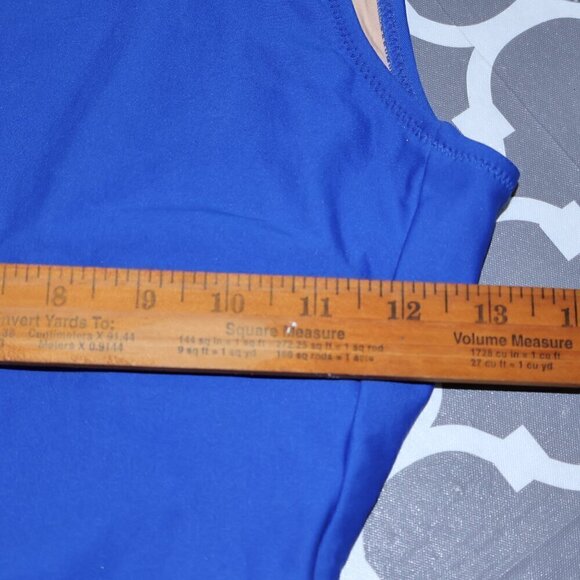 J. Crew One Piece Royal Blue Swim Suit Size 4 - Picture 9 of 10